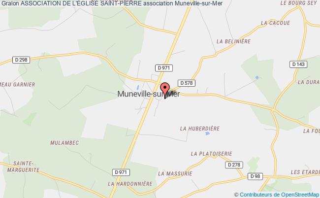 plan association Association De L'Église Saint-pierre Muneville-sur-Mer