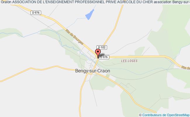 plan association Association De L'enseignement Professionnel Prive Agricole Du Cher Bengy-sur-Craon