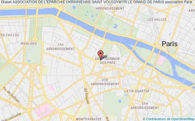 plan association Association De L'eparchie Ukrainienne Saint Volodymyr Le Grand De Paris Paris