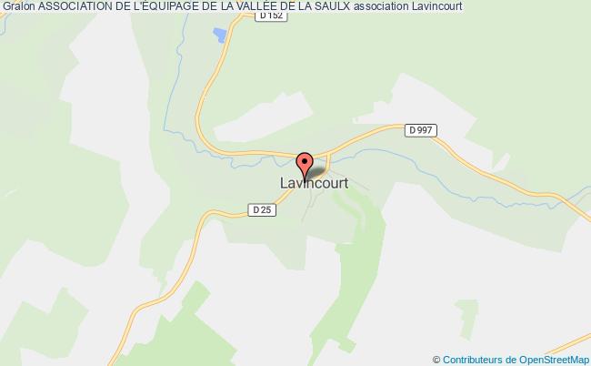 plan association Association De L'Équipage De La VallÉe De La Saulx Lavincourt