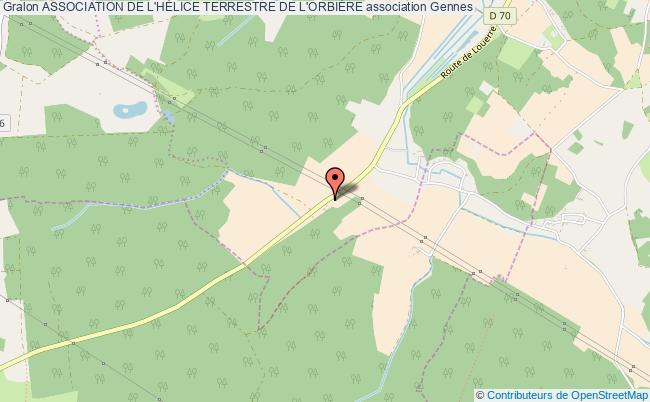 plan association Association De L'hÉlice Terrestre De L'orbiÈre Gennes-Val de Loire