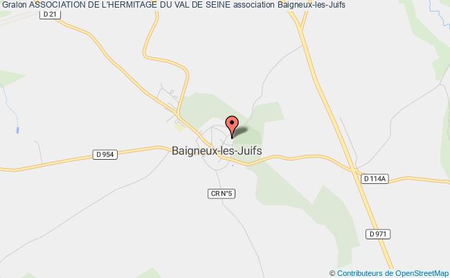 plan association Association De L'hermitage Du Val De Seine Baigneux-les-Juifs