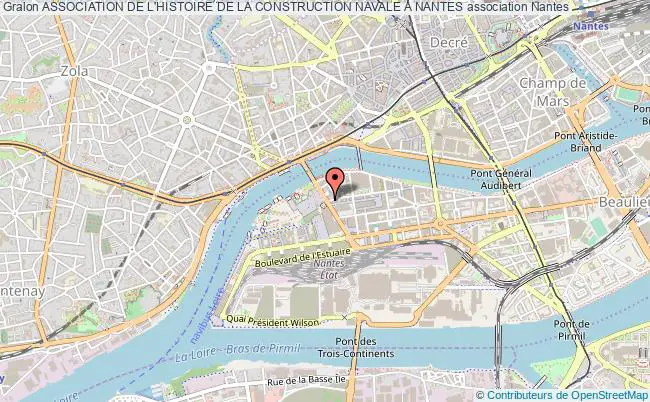 plan association Association De L'histoire De La Construction Navale A Nantes Nantes