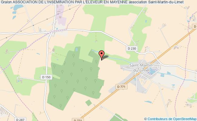 plan association Association De L'insemination Par L'eleveur En Mayenne Saint-Martin-du-Limet