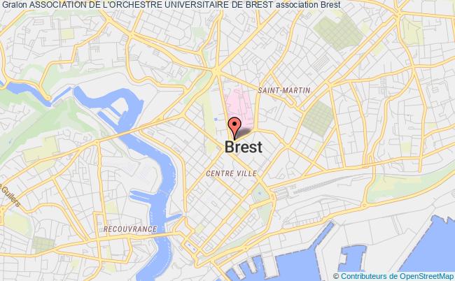 plan association Association De L'orchestre Universitaire De Brest Brest