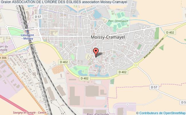 plan association Association De L'ordre Des Églises Moissy-Cramayel