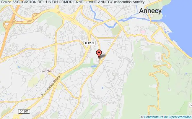 plan association Association De L'union Comorienne Grand Annecy Annecy