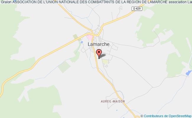 plan association Association De L'union Nationale Des Combattants De La Region De Lamarche Lamarche
