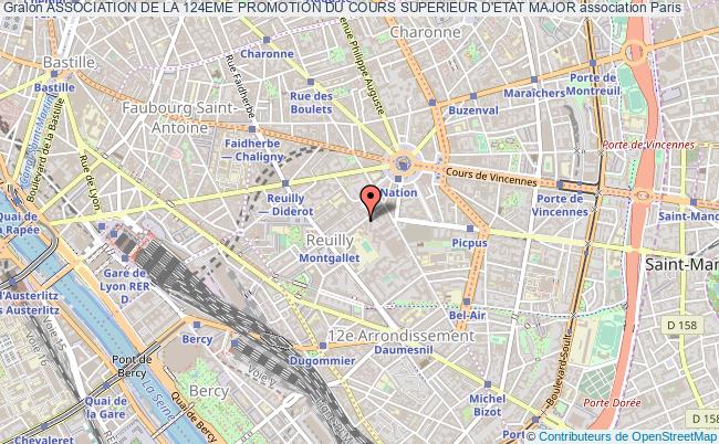 plan association Association De La 124eme Promotion Du Cours Superieur D'etat Major Paris
