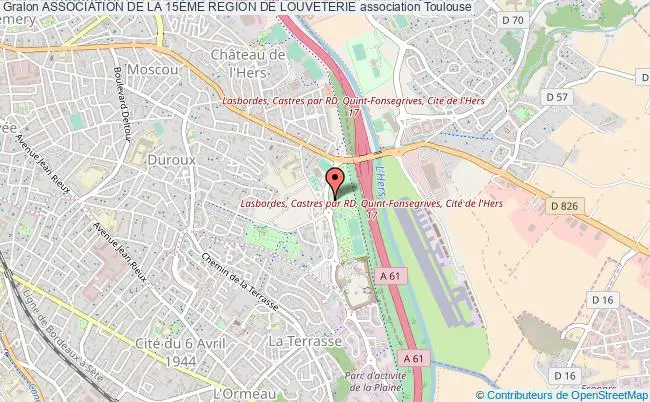 plan association Association De La 15Éme Region De Louveterie Toulouse