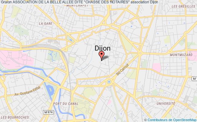 plan association Association De La Belle Allee Dite "chasse Des Notaires" Dijon