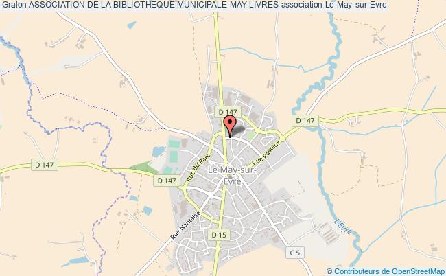 plan association Association De La Bibliotheque Municipale May Livres May-sur-Èvre