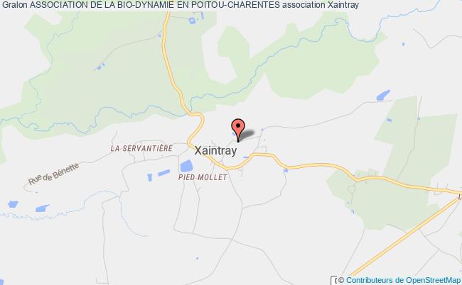 plan association Association De La Bio-dynamie En Poitou-charentes Xaintray