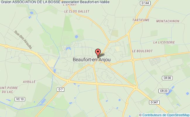 plan association Association De La Bosse Beaufort-en-Anjou