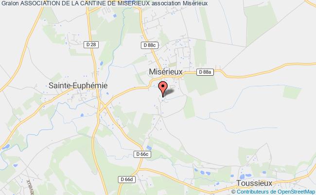 plan association Association De La Cantine De Miserieux 