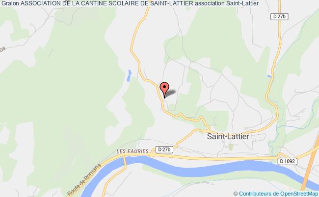 plan association Association De La Cantine Scolaire De Saint-lattier Saint-Lattier