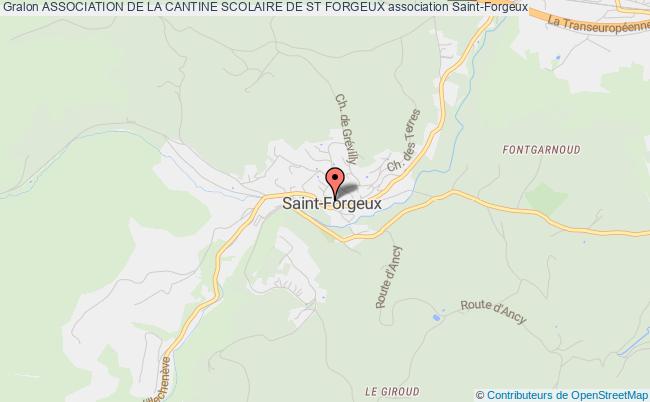 ASSOCIATION DE LA CANTINE SCOLAIRE DE ST FORGEUX
