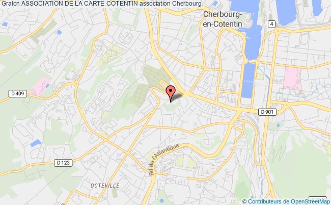 plan association Association De La Carte Cotentin Cherbourg-Octeville