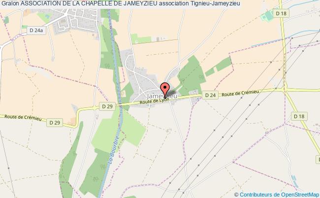 plan association Association De La Chapelle De Jameyzieu Tignieu-Jameyzieu