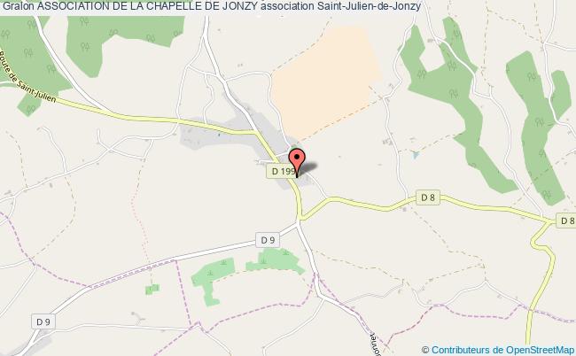 plan association Association De La Chapelle De Jonzy Saint-Julien-de-Jonzy