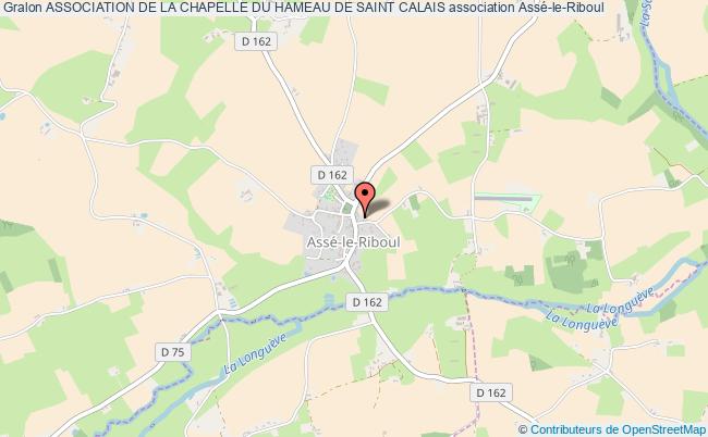 plan association Association De La Chapelle Du Hameau De Saint Calais Assé-le-Riboul