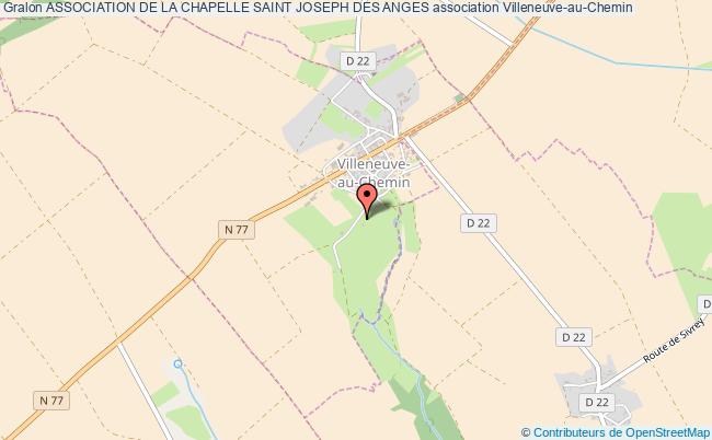 plan association Association De La Chapelle Saint Joseph Des Anges Villeneuve-au-Chemin