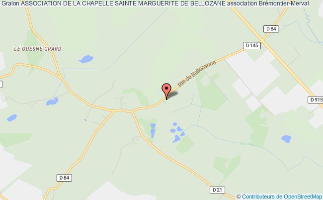 plan association Association De La Chapelle Sainte Marguerite De Bellozane Brémontier-Merval