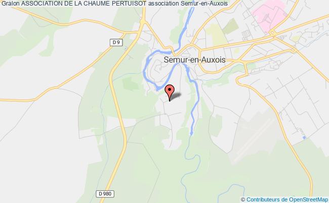 plan association Association De La Chaume Pertuisot Semur-en-Auxois