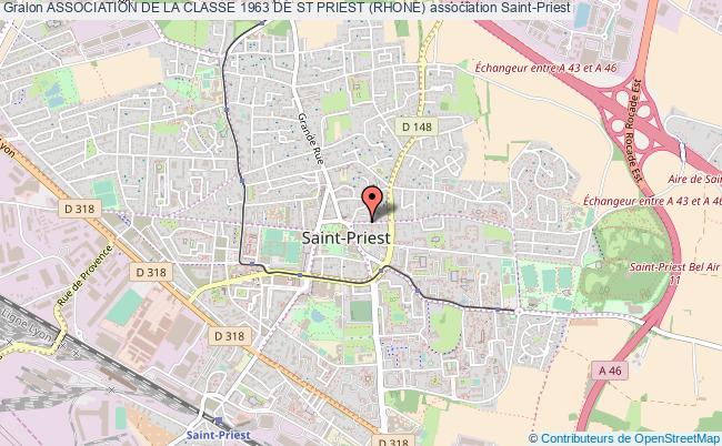 ASSOCIATION DE LA CLASSE 1963 DE ST PRIEST (RHONE)