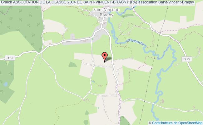plan association Association De La Classe 2004 De Saint-vincent-bragny (pa) Saint-Vincent-Bragny