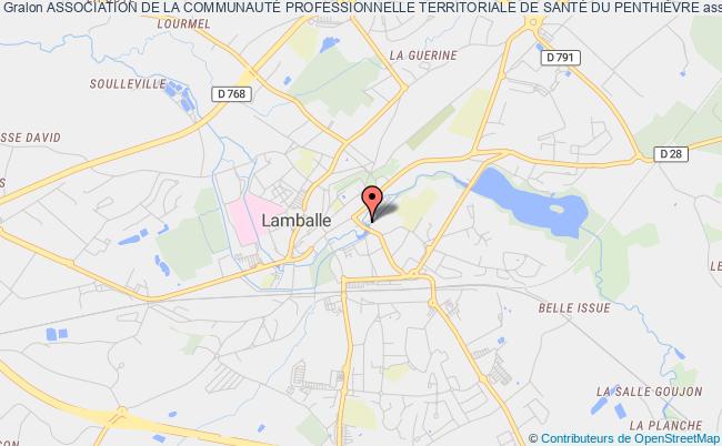 ASSOCIATION DE LA COMMUNAUTÉ PROFESSIONNELLE TERRITORIALE DE SANTÉ DU PENTHIÈVRE