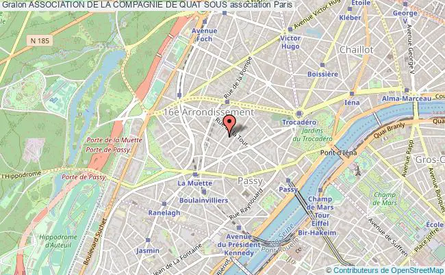 plan association Association De La Compagnie De Quat Sous Paris