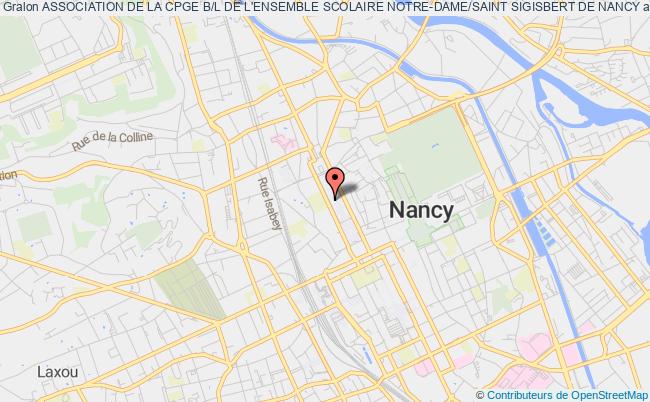 plan association Association De La Cpge B/l De L'ensemble Scolaire Notre-dame/saint Sigisbert De Nancy Nancy