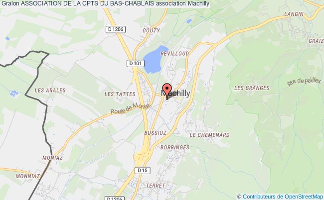 plan association Association De La Cpts Du Bas-chablais Machilly
