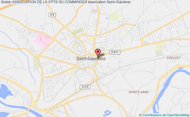 plan association Association De La Cpts Du Comminges Saint-Gaudens