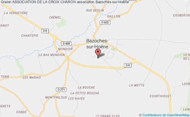 plan association Association De La Croix Charon Bazoches-sur-Hoëne