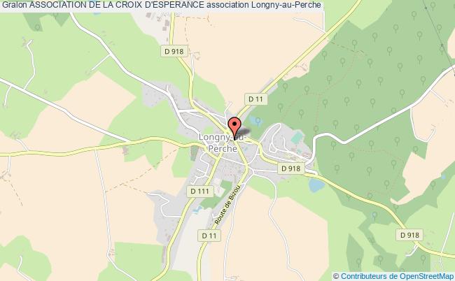 plan association Association De La Croix D'esperance Longny-au-Perche