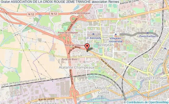 plan association Association De La Croix Rouge 2Ème Tranche Rennes