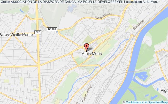 plan association Association De La Diaspora De Dangalma Pour Le Developpement Athis-Mons