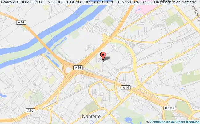 plan association Association De La Double Licence Droit-histoire De Nanterre (adldhn) Nanterre