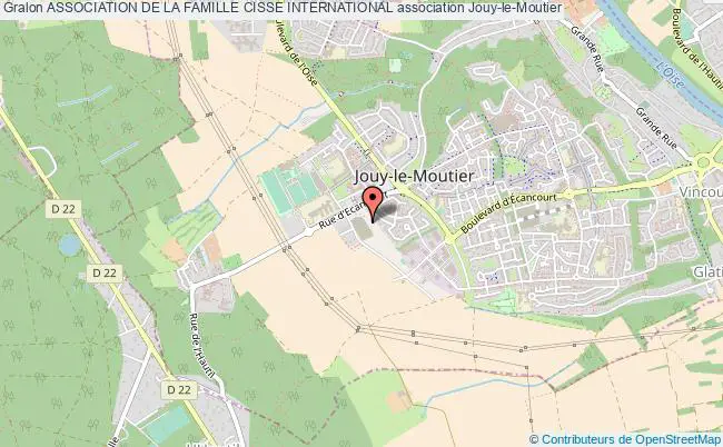 plan association Association De La Famille Cisse International Jouy-le-Moutier
