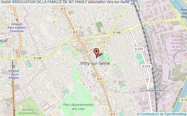 plan association Association De La Famille De Bit Family Vitry-sur-Seine