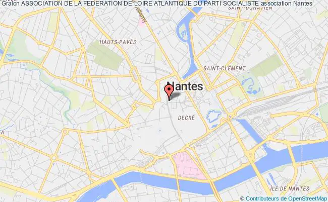 plan association Association De La Federation De Loire Atlantique Du Parti Socialiste Nantes