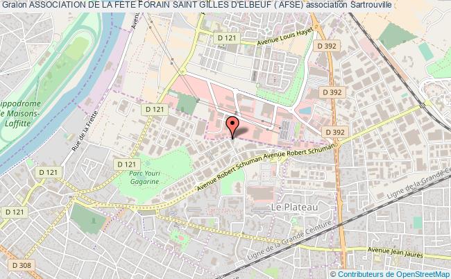 plan association Association De La Fete Forain Saint Gilles D'elbeuf ( Afse) Sartrouville