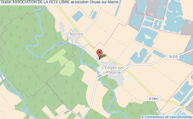 plan association Association De La Fete Libre Cloyes-sur-Marne