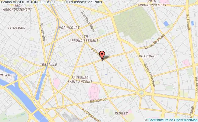 plan association Association De La Folie Titon Paris