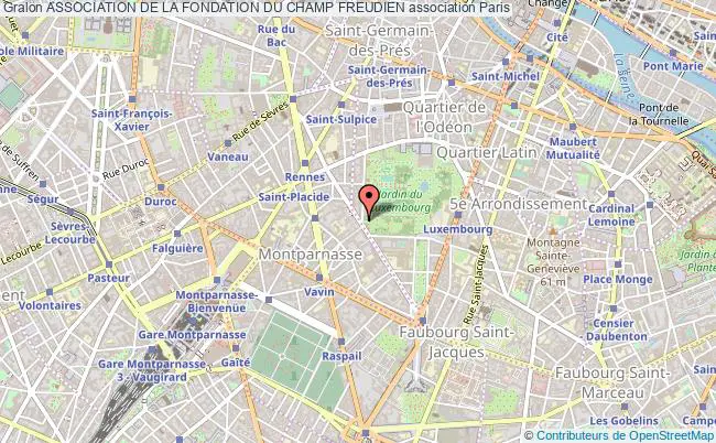 plan association Association De La Fondation Du Champ Freudien Paris
