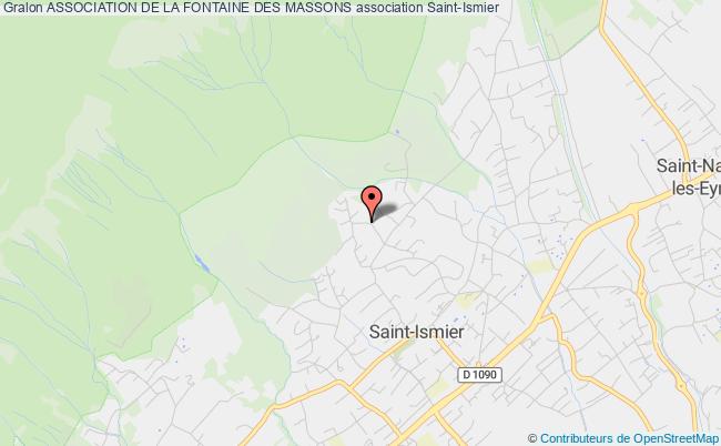 plan association Association De La Fontaine Des Massons Saint-Ismier