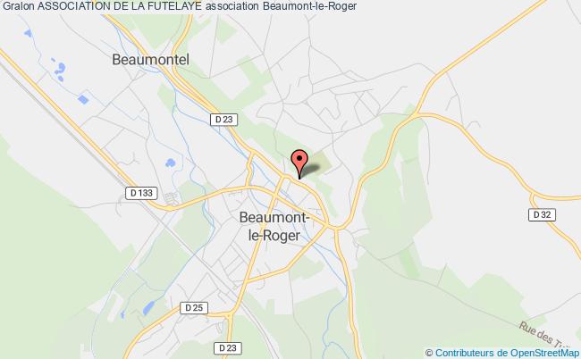 plan association Association De La Futelaye Beaumont-le-Roger
