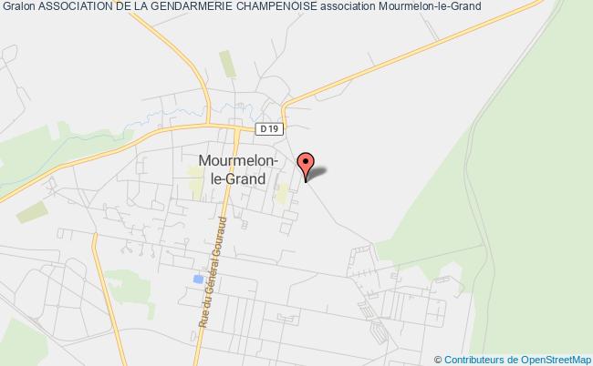 plan association Association De La Gendarmerie Champenoise Mourmelon-le-Grand